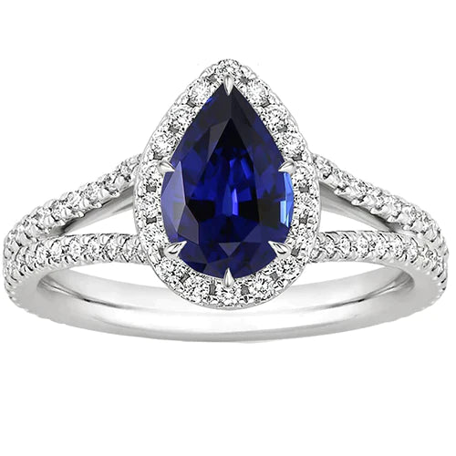 Halo-Ceylon-Blau-Saphir-Ring