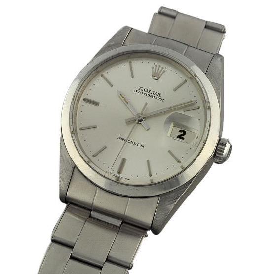 Jahrgang Rolex Bußgeld Vi Herrenuhr aus Edelstahl, Datejust