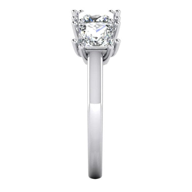 Princess Cut Diamond Jubiläumsring Band 3 Karat