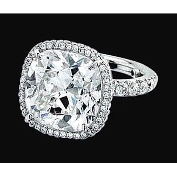 Kissenschnittzentrum Echt Diamant 2,55 cts. Verlobungsring