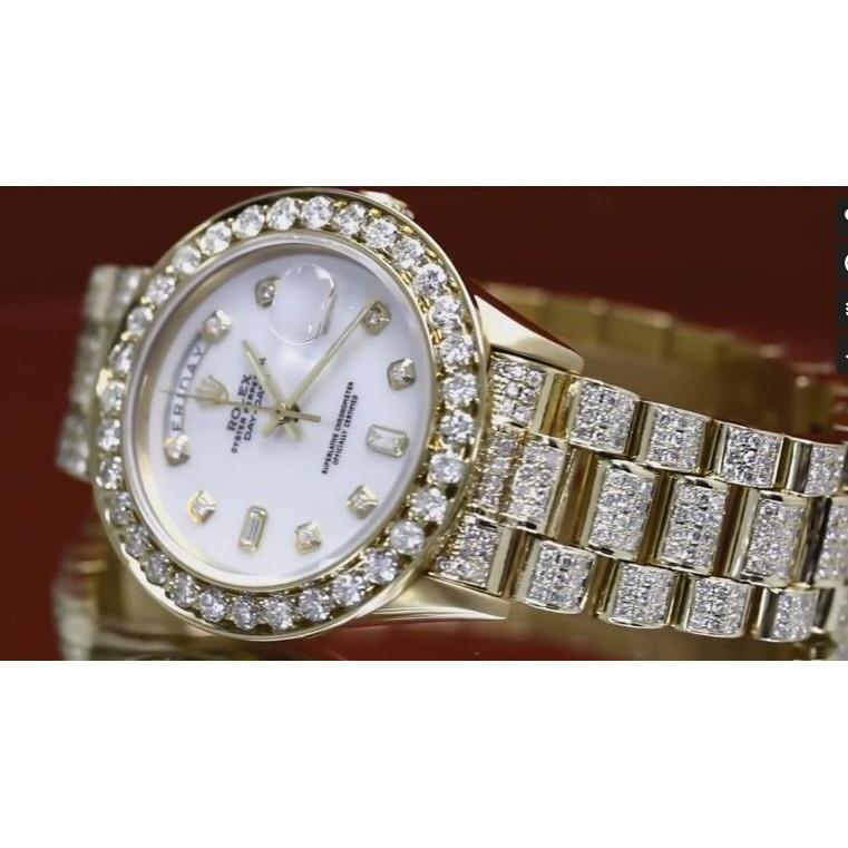 Kundenspezifische Diamantuhr Rolex