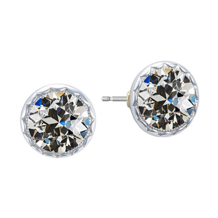 Ohrstecker 14 Karat Weißgold mit Brillant – Hauptansicht