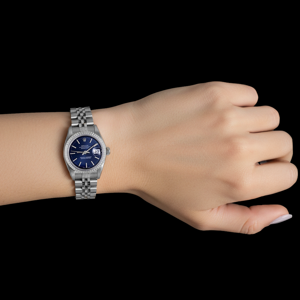 Strahlender Rolex Karat – Draufsicht