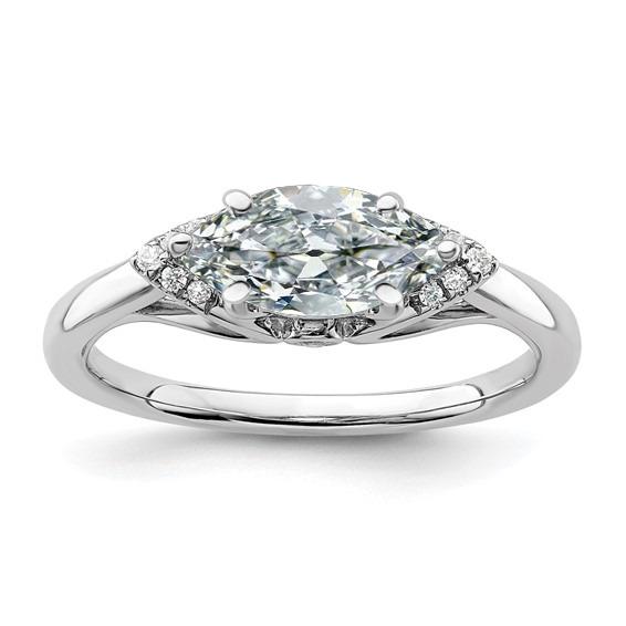 Marquise Alter Minenschnitt Echt Diamant-Verlobungsring Schmuck 6.50 Karat