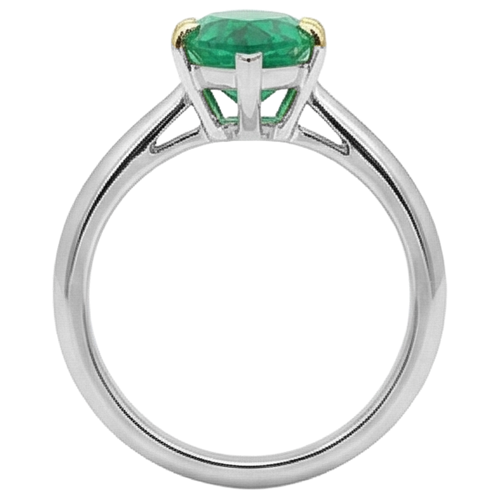 Designer Farbstein-Ring 3 Karat – Detailansicht