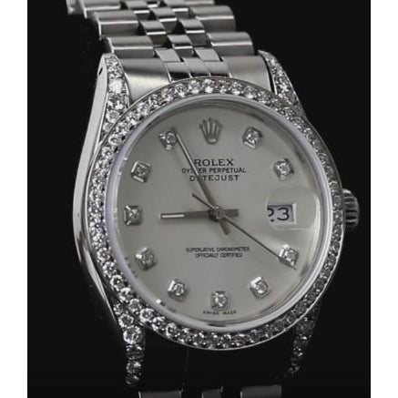Zifferblatt aus Edelstahl Rolex