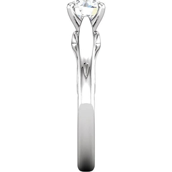 Natürlich 1,50 Karat Solitärring mit rundem Brillantdiamant