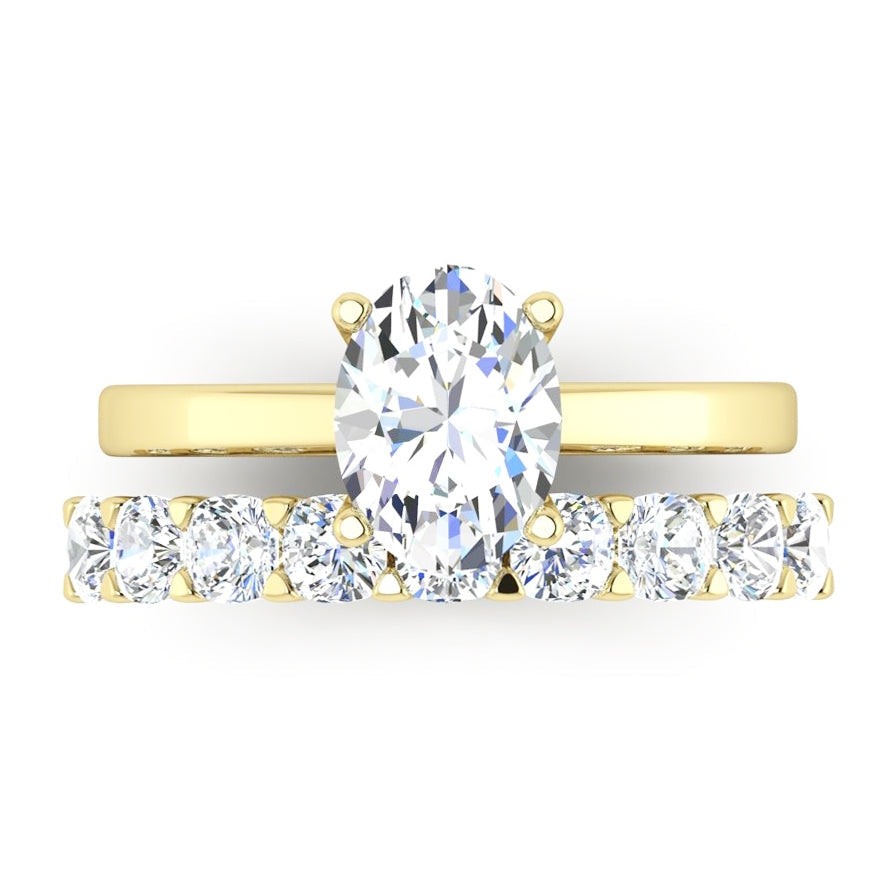 Natürlich Damen Diamant Ehering
