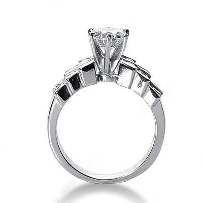 Natürliche Aus der Erde Abgebauter Natürlicher Diamant-Verlobungsring mit Akzenten 1,25 Karat Wunderschöner Ring Neu