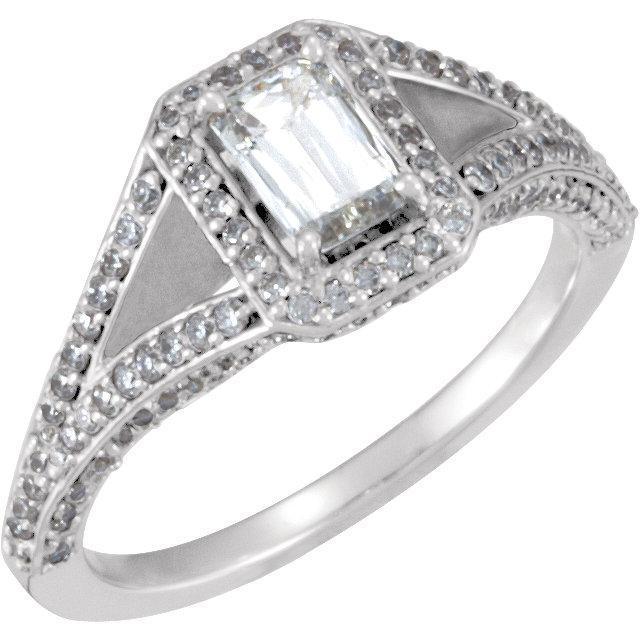1 Karat Smaragd-Diamantring