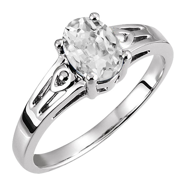 Designer Brillant Solitär-Ring 4 Karat – Hauptansicht