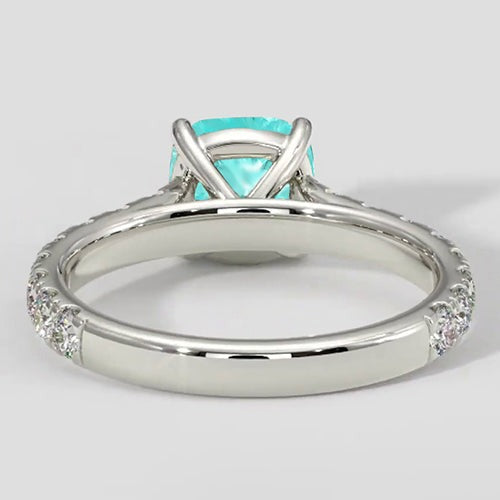 Paraiba Ring Rundschliff 1,75 Karat