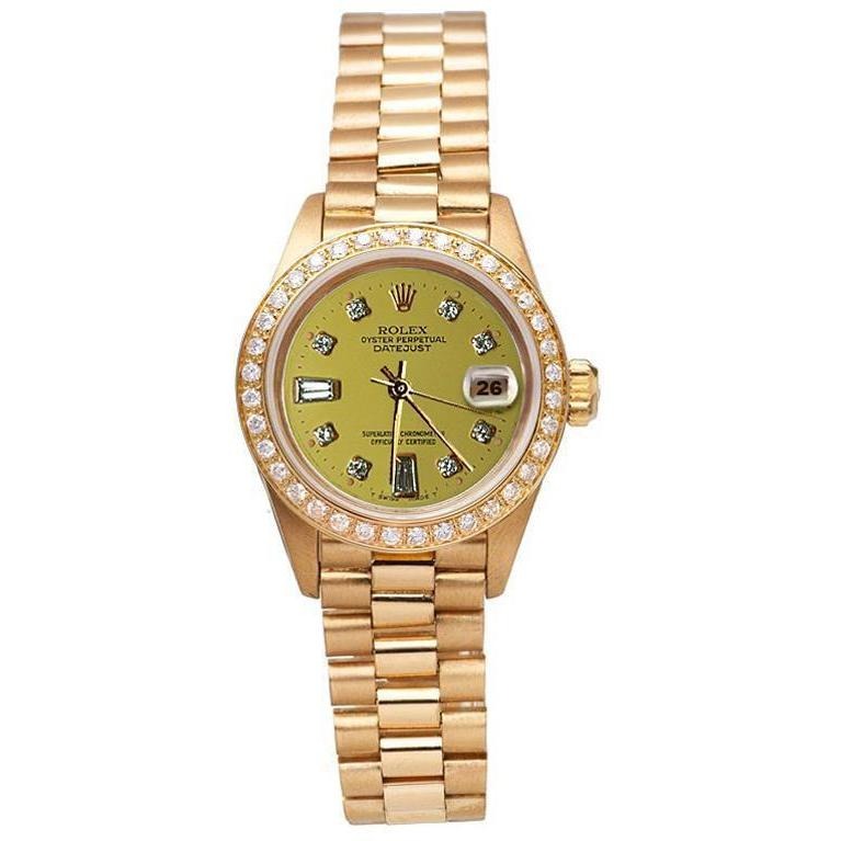 Präsidentin Champagner Diamant Rolex