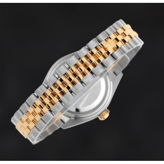 Damenuhr mit wunderschönem Diamant-Zifferblatt Rolex