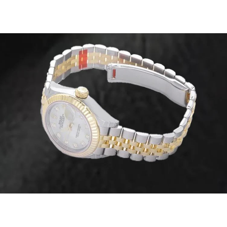 Diamant-Zifferblatt zweifarbig Rolex