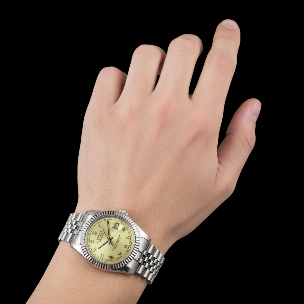 Rolex DateJust Herrenuhr Jubiläumsarmband Edelstahl