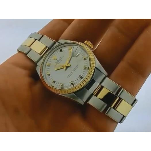 Gelbgold und Edelstahl-Oyster-Armband Rolex
