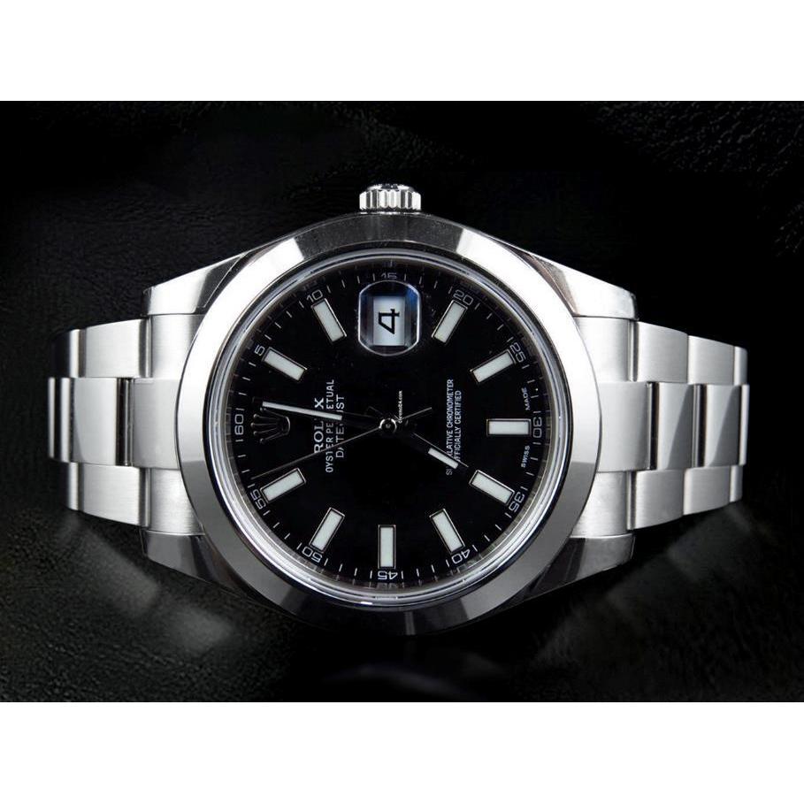 Herrenuhr, glatte Lünette Rolex