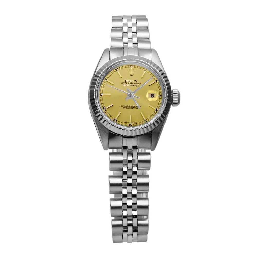 Rolex Date Just Uhr Dame Zifferblatt Rolex Edelstahl Jubilee Datejust