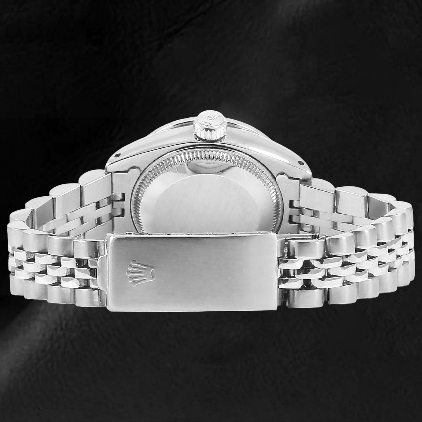 Rolex Datejust 26 mm olivgrünes Diamantzifferblatt Edelstahluhr