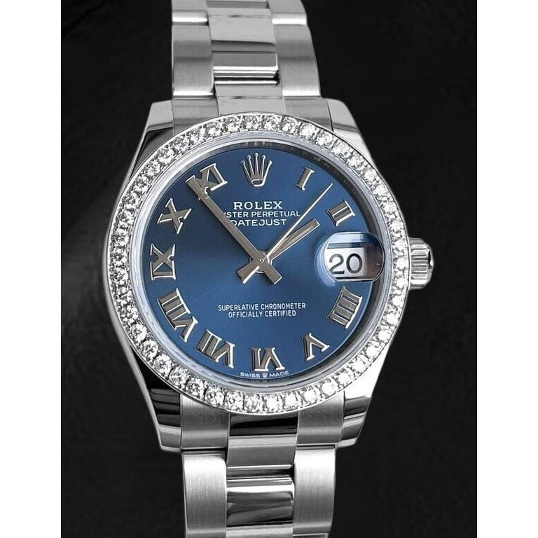Rolex Damenuhr Rolex Damen Datejust 31 Rolex Datejust 31 Blau