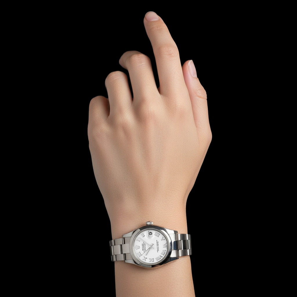 Rolex Datejust 31 mm Edelstahl-Herrenuhr P3