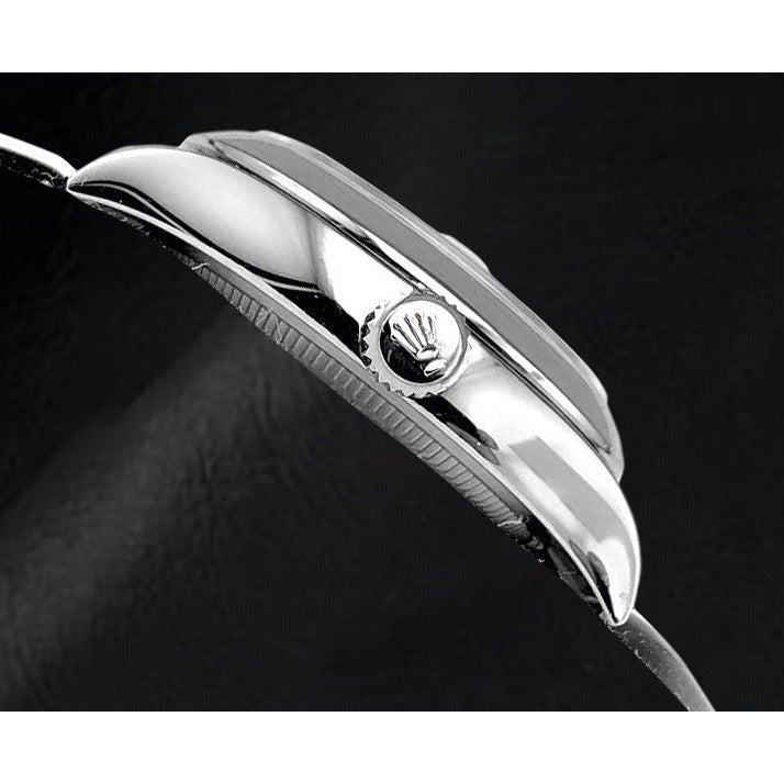Silberne Rolex aus Edelstahl