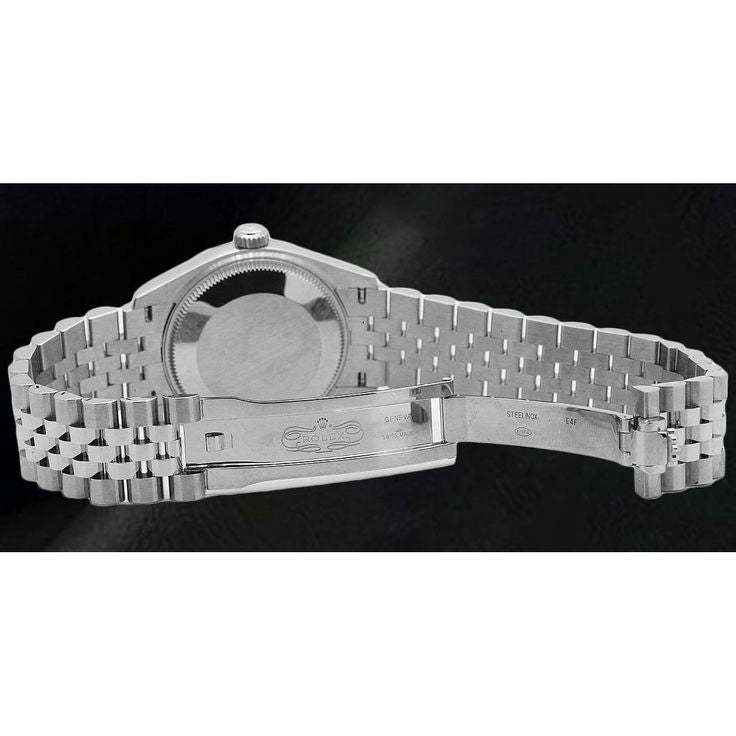 Rolex Datejust 31 weiße römische Jubilee-Stahl-Damenuhr P4