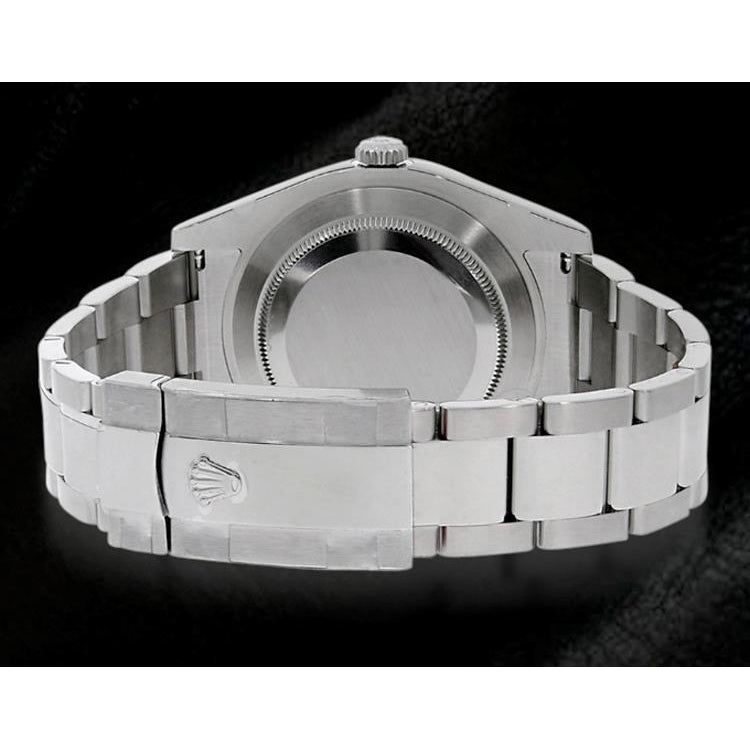 graues Zifferblatt, zweifarbiges Armband Rolex