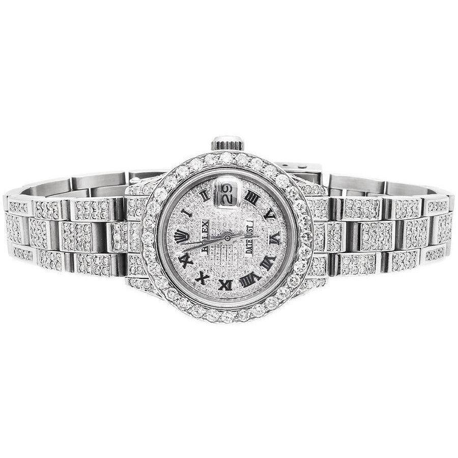 Volldiamantarmband Rolex