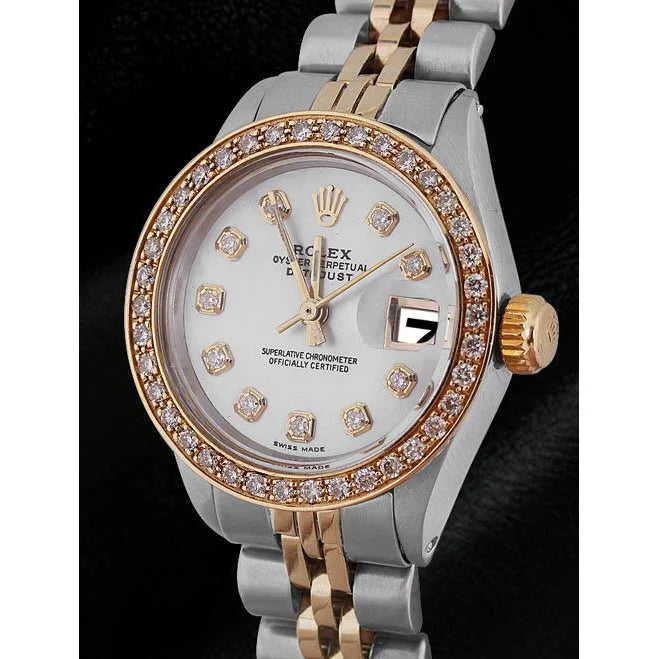 Edelstahl und Golden Rolex