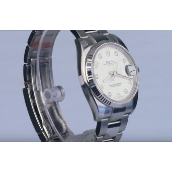 Edelstahl Diamant Rolex