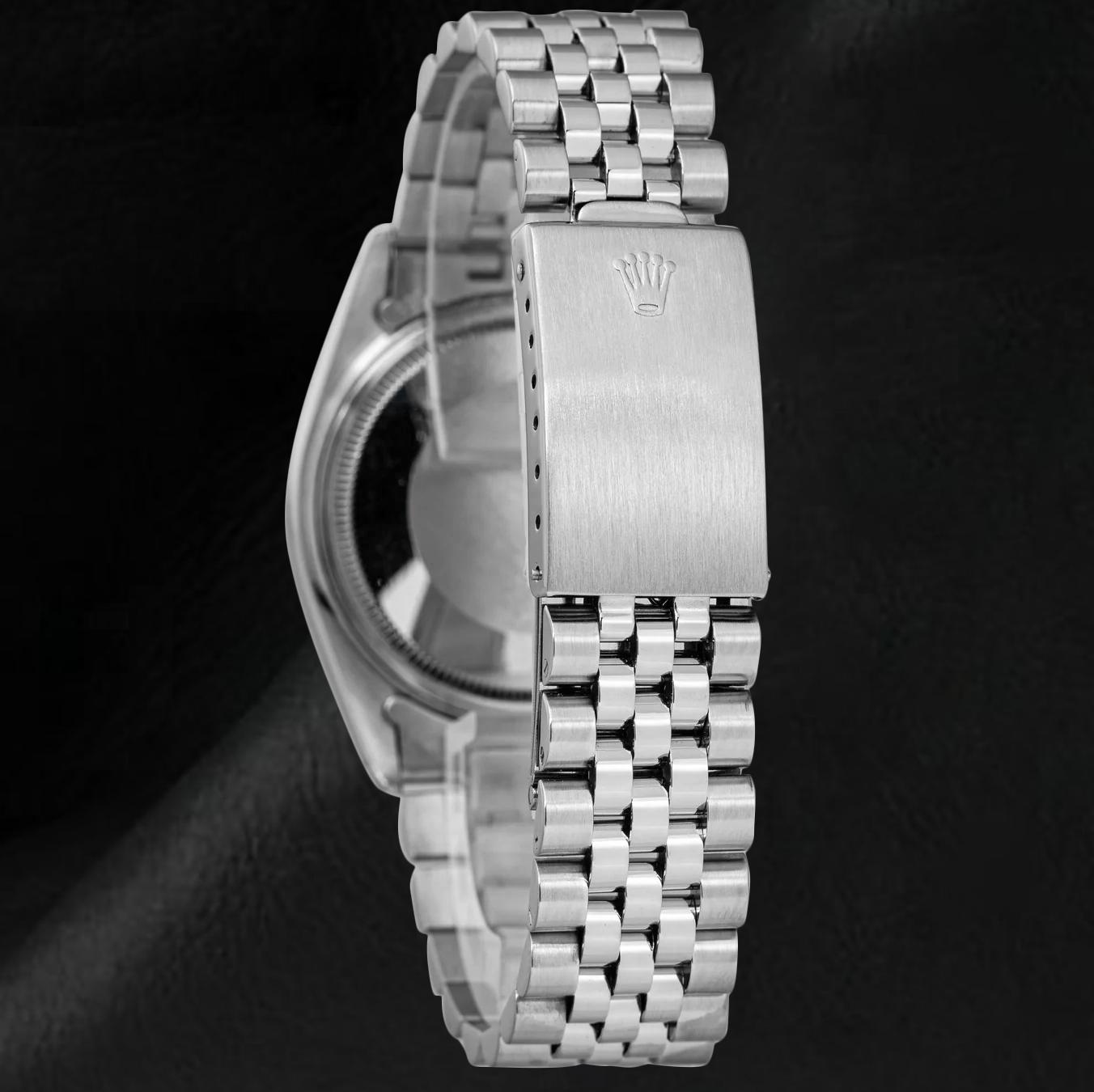 Rolex Datejust Midsize-Uhr, weißes römisches Zifferblatt aus Edelstahl