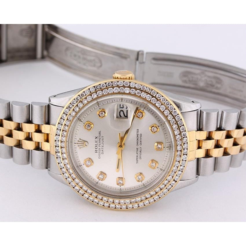 zweireihige Diamant-Rolex