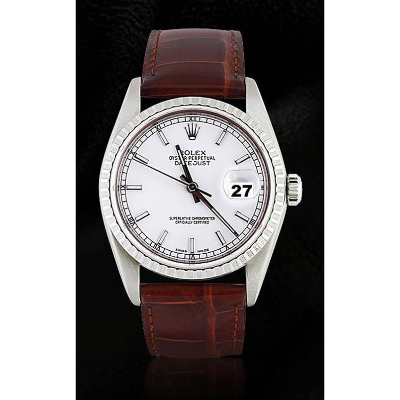 Rolex Edelstahl Herrenuhr