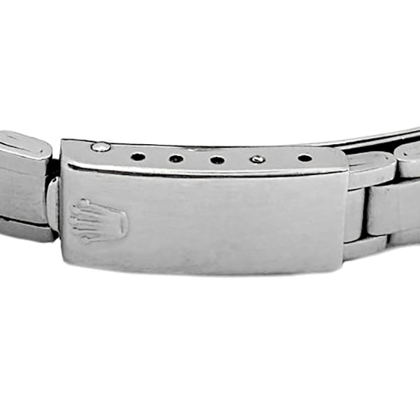 Rolex Lady Datejust schwarzes Zifferblatt mit 26-mm-Edelstahluhr