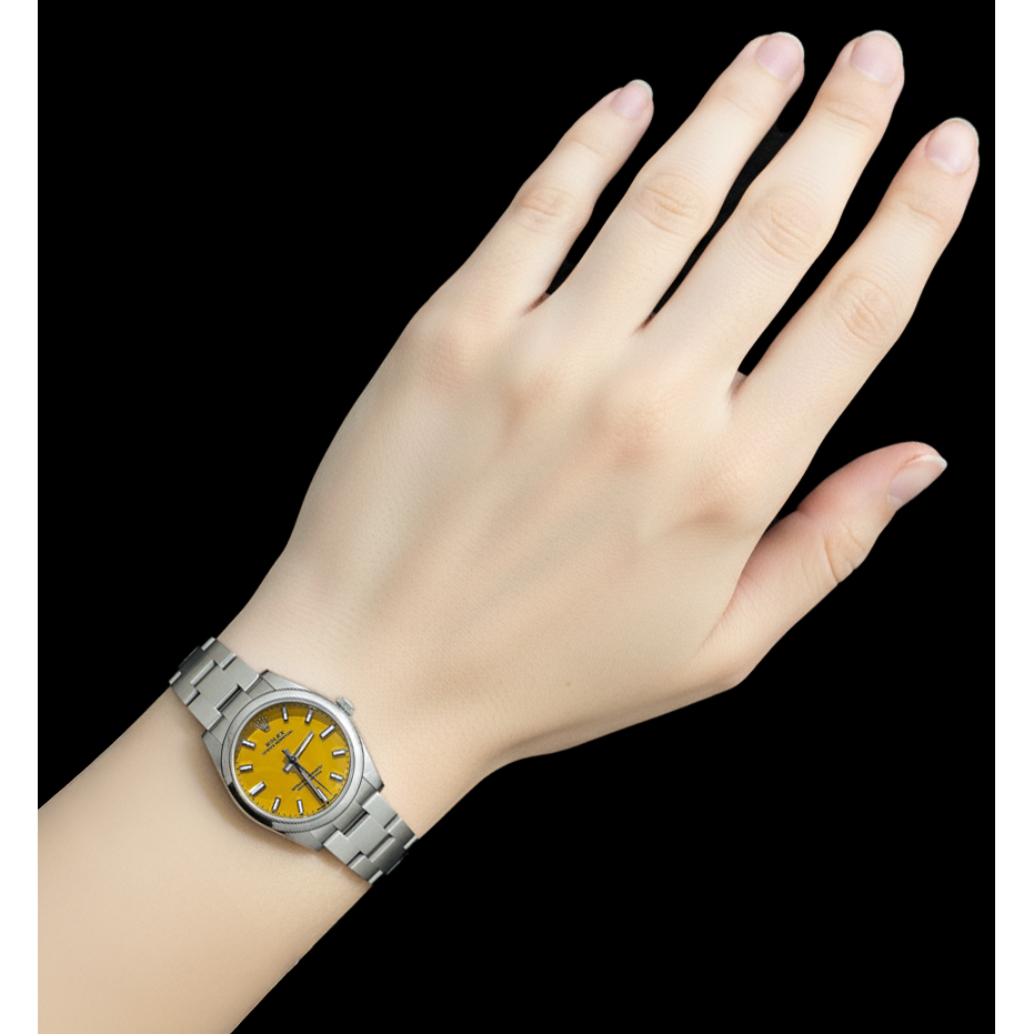 Rolex Oyster Perpetual 31 mm Edelstahl-Damenuhr P3