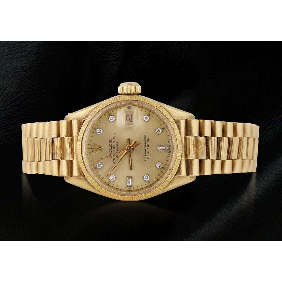 Gelbgold Rolex Präsidentin
