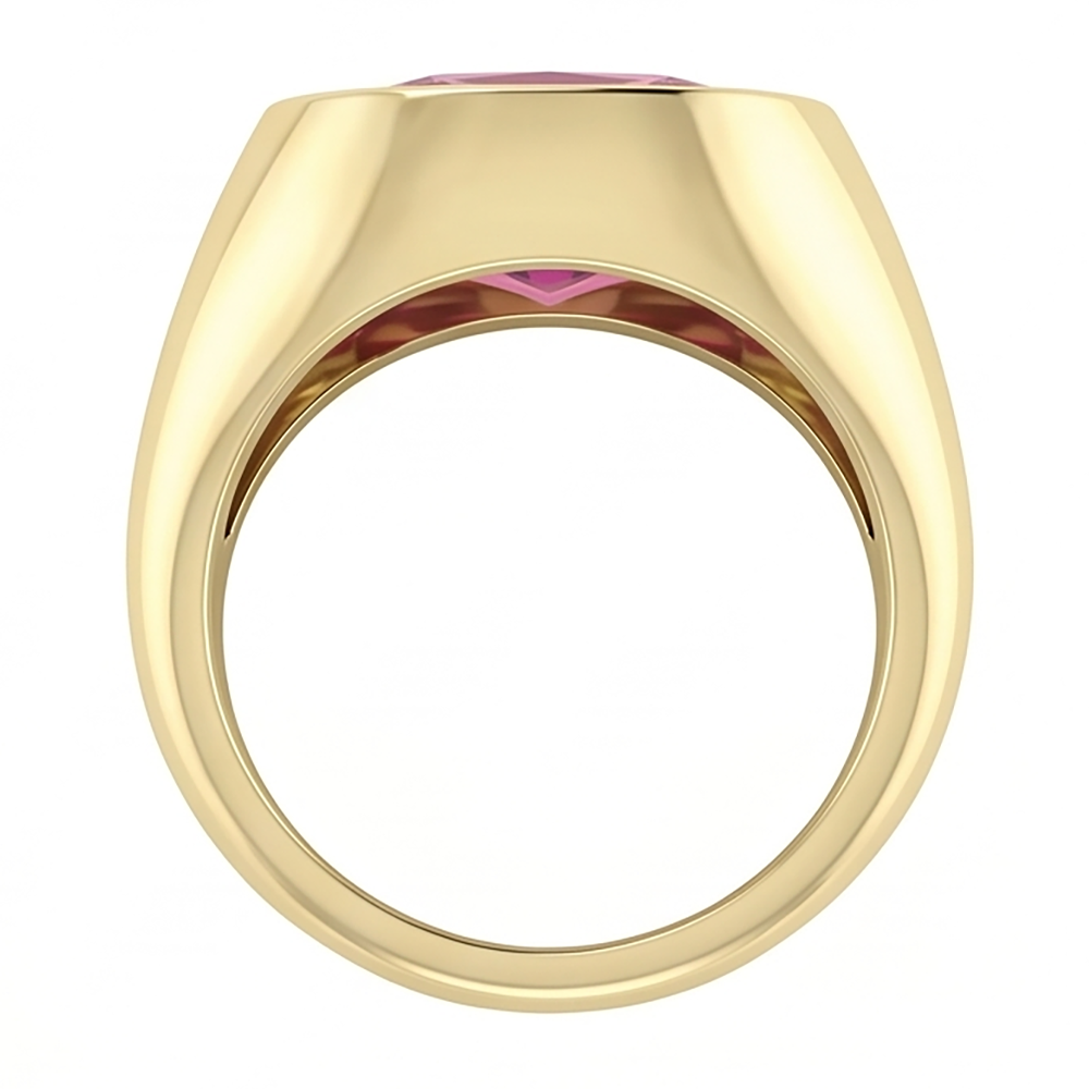 Roter Rubin Siegel Ring