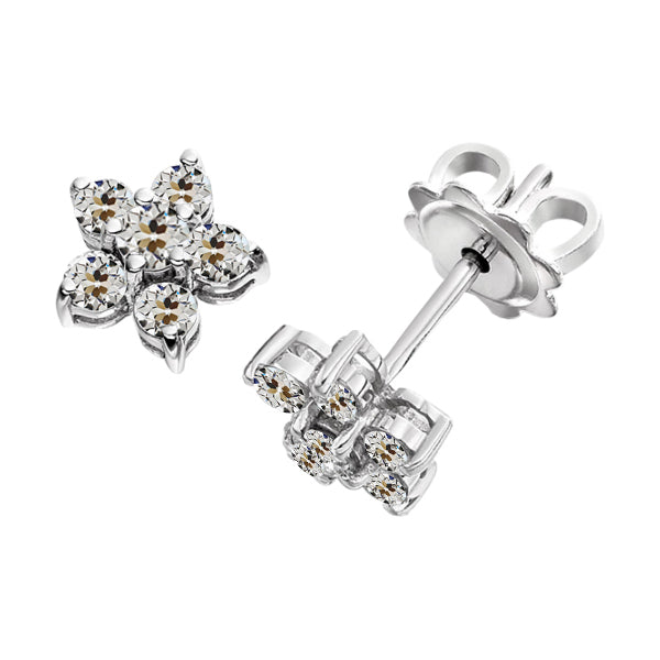 Antik-Kissen-Schliff Edler Diamant Ring in 14K Weißgold – Hauptansicht