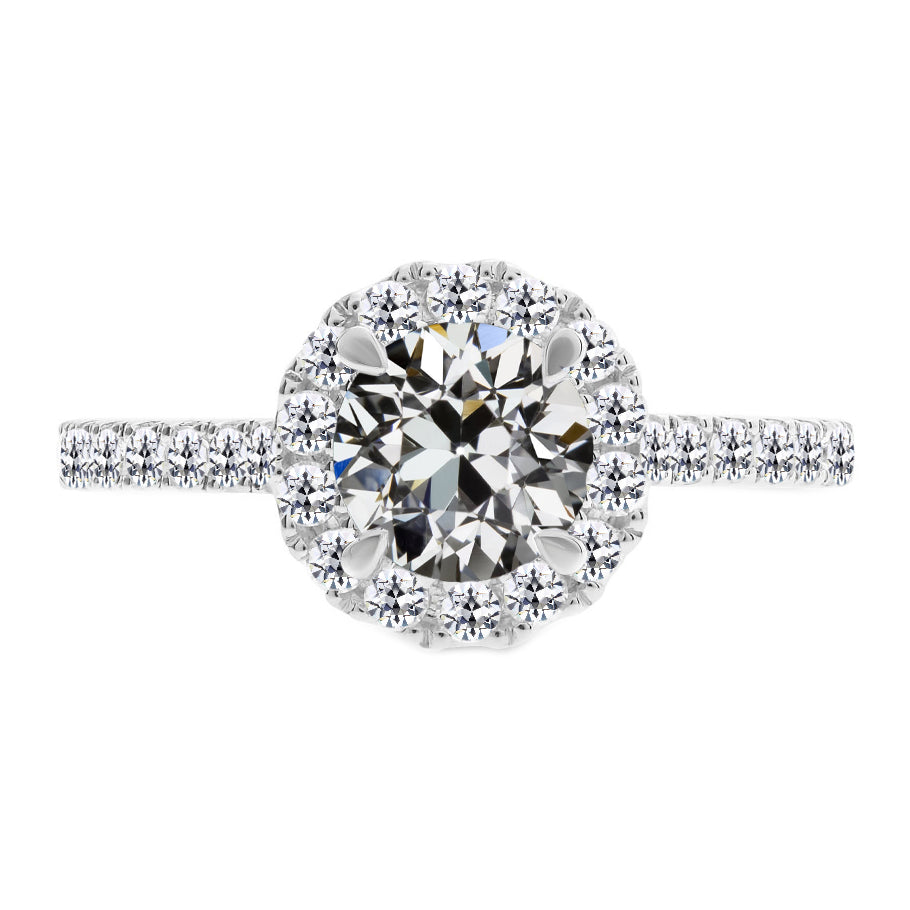 Designer Halo-Fassung Ring 3,50 Karat – Hauptansicht