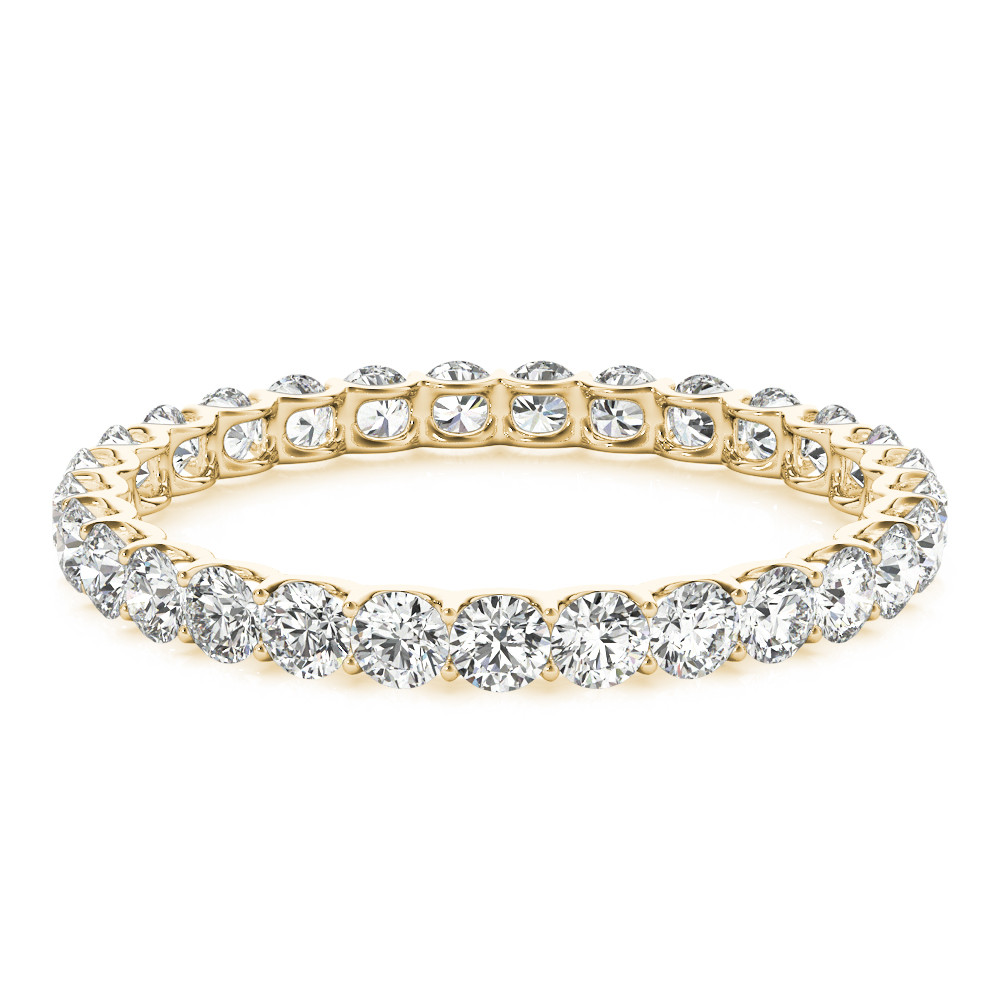 Exquisiter Diamant Eternity Band 0,25 Karat – Seitenansicht