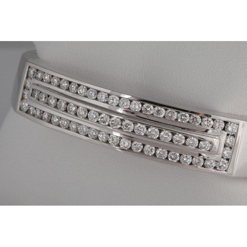 Channel Set Runder Diamant-Armreif 10 Karat Goldschmuck - harrychadent.de