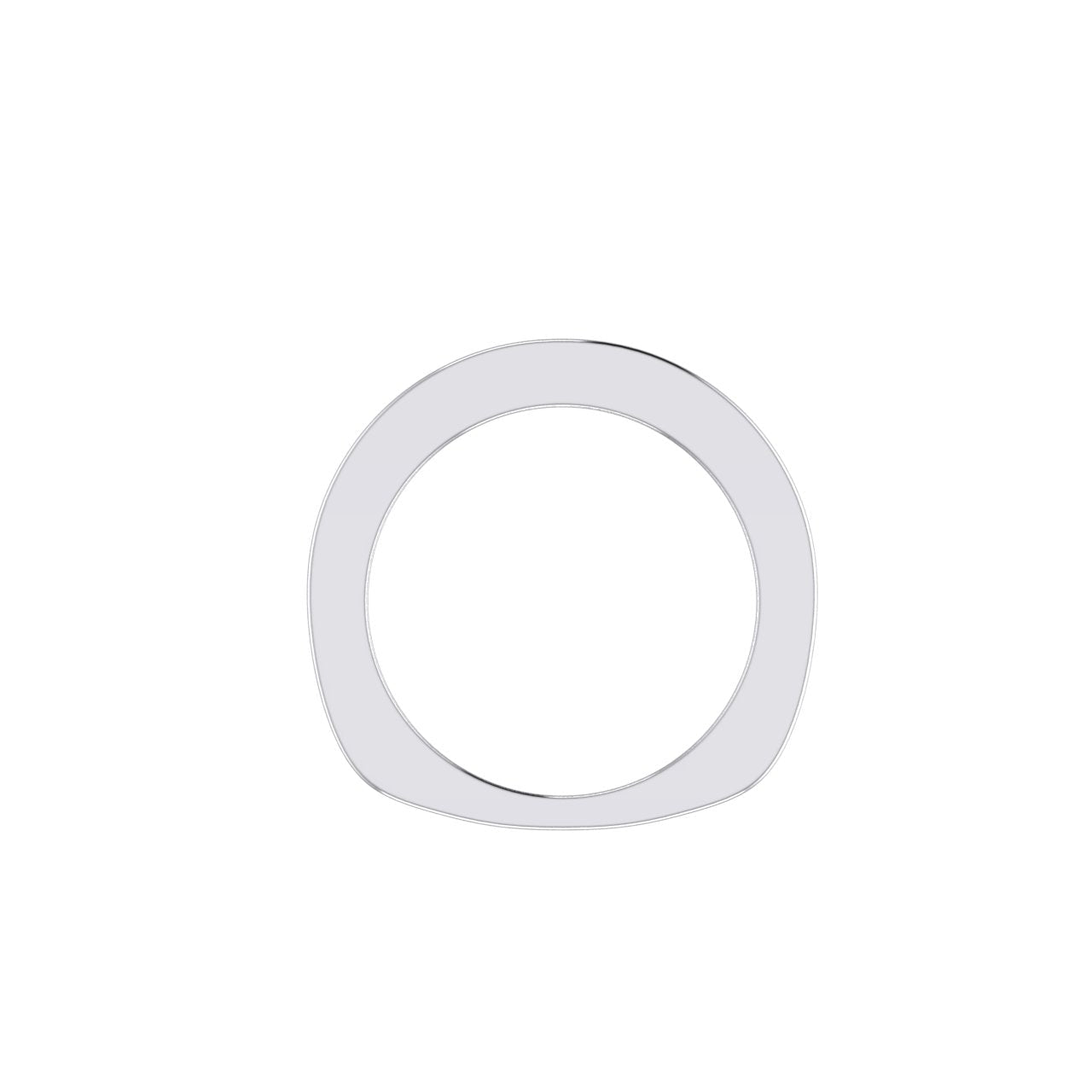 Runder Echt Diamant-Verlobungsring 4,25 ct. Euroschaft mit Akzenten WG 14K