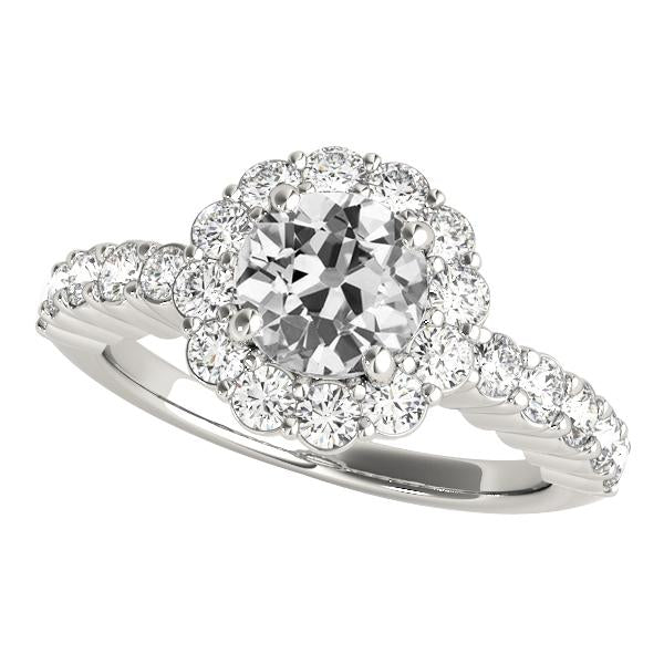 echter round diamant 4.75Karat ring Vorderansicht