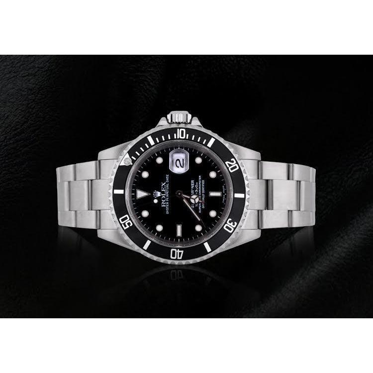 Schwarze Rolex Oyster