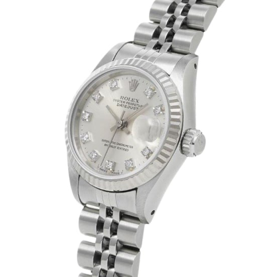 geriffelter Lünette Diamant-Zifferblatt Rolex