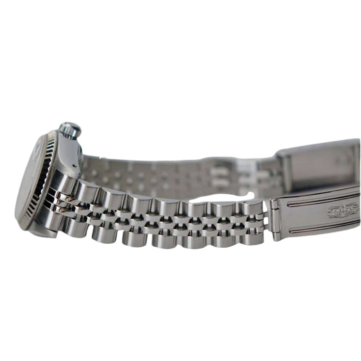 geriffelter Lünette und Datumsuhr Rolex