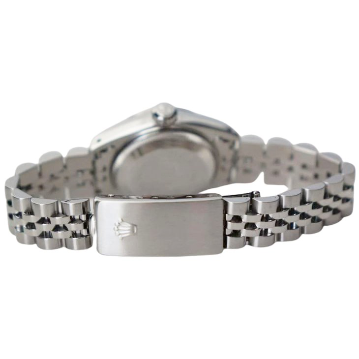 Diamant-Zifferblatt Edelstahl-Jubiläumsarmband Rolex