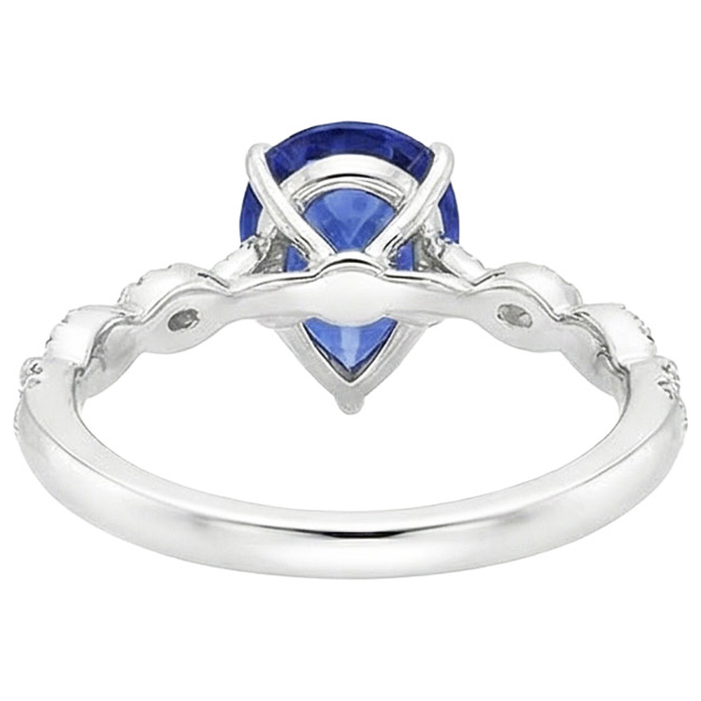 echter round diamant 3.50Karat ring Detailansicht
